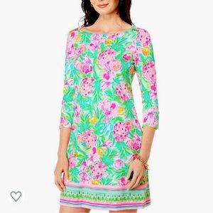 Lilly Pulitzer UPF 50+ Sophie Dress Resort White Pear Necessities Large